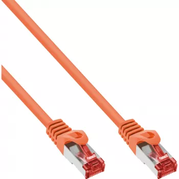 InLine Patch Laidas S/FTP PiMF Cat.6 250MHz PVC varis oranžinis 7,5 m