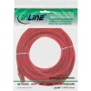 InLine Patch Laidas S/FTP PiMF Cat.6 250MHz PVC varis raudonas 30m