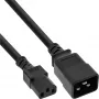 InLine maitinimo adapterio laidas, IEC-60320 C20 į C13, 3x1,5 mm², maks. 10 A, 0,5 m
