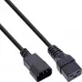 InLine maitinimo adapterio laidas, IEC-60320 C14 į C19, 3x1,5mm², maks. 10A, 0,5m