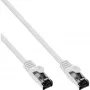 InLine Patch laidas, S/FTP (PiMf), Cat.8.1, 2000MHz, halogen-free, baltas, 0,5m