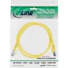 InLine Patch laidas, S/FTP (PiMf), Cat.8.1, 2000MHz, halogen-free, geltonas, 0,5m