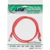 InLine Patch laidas, S/FTP (PiMf), Cat.8.1, 2000MHz, halogen-free, raudonas, 0,5m