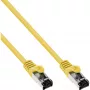 InLine Patch laidas, S/FTP (PiMf), Cat.8.1, 2000MHz, halogen-free, geltonas, 1,5m