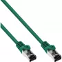 InLine Patch laidas, S/FTP (PiMf), Cat.8.1, 2000MHz, halogen-free, žalias, 1,5 m