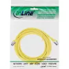 InLine Patch laidas, S/FTP (PiMf), Cat.8.1, 2000MHz, halogen-free, geltonas, 15m