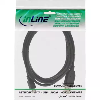 InLine Micro USB 2.0 laidas USB A / Micro-B, juodas, 5 m