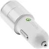 InLine USB automobilinis įkroviklis Quick Charge 3.0, baltas