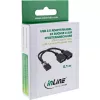 InLine USB 2.0 adapterio laidas vidinis 2x USB A lizdas / pagrindinės plokštės jungtis 33440M