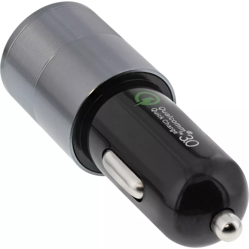 InLine USB automobilinis įkroviklis Quick Charge 3.0, juodas