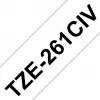 Brother TZE261CIV etikečių juosta juoda ant baltos 3,6 cm x 8 m (20 vnt.)