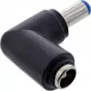 InLine DC adapteris 5.5x2.1 mm kampinis kištukas/kištukinė jungtis juodas