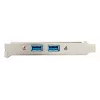 StarTech.com 2 prievadų USB 3.0 A lizdo plokštės adapteris, IDC, USB 3.2 Gen 1 (3.1 Gen 1), mėlynas, nerūdijantis plienas, 0,5 m, CE, REACH, 500 mm