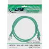 InLine Patch laidas, S/FTP (PiMf), Cat.8.1, 2000MHz, halogen-free, žalias, 0,5m