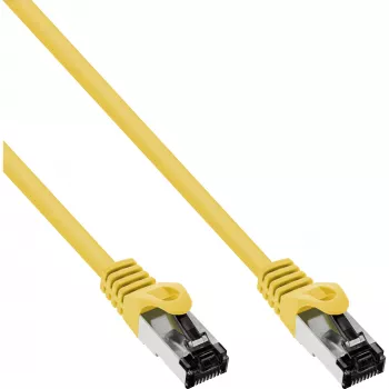 InLine Patch laidas, S/FTP (PiMf), Cat.8.1, 2000MHz, halogen-free, geltonas, 7,5m