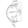InLine sieninis laikiklis Google Home Mini 23178A