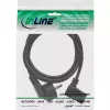 InLine maitinimo laidas, CEE 7/7 kampinis / 3 kontaktų IEC C13 kištukas kampinis, 1,8 m