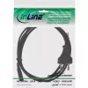 InLine maitinimo laidas, Euro kištukas / Euro8 kištukas, juodas, 1,8 m