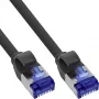 InLine plonas laidas, Cat.6A, S/FTP, TPE (LSZH) lankstus, PoE, juodas, 2 m