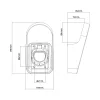 InLine Universal EV įkrovimo laido laikiklis juodas 117x95x213 mm