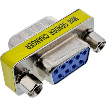 InLine Mini Gender Changer 9 kontaktų nuoseklus vyriškas / moteriškas