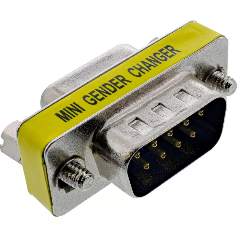InLine Mini Gender Changer 9 kontaktų nuoseklus vyriškas / moteriškas