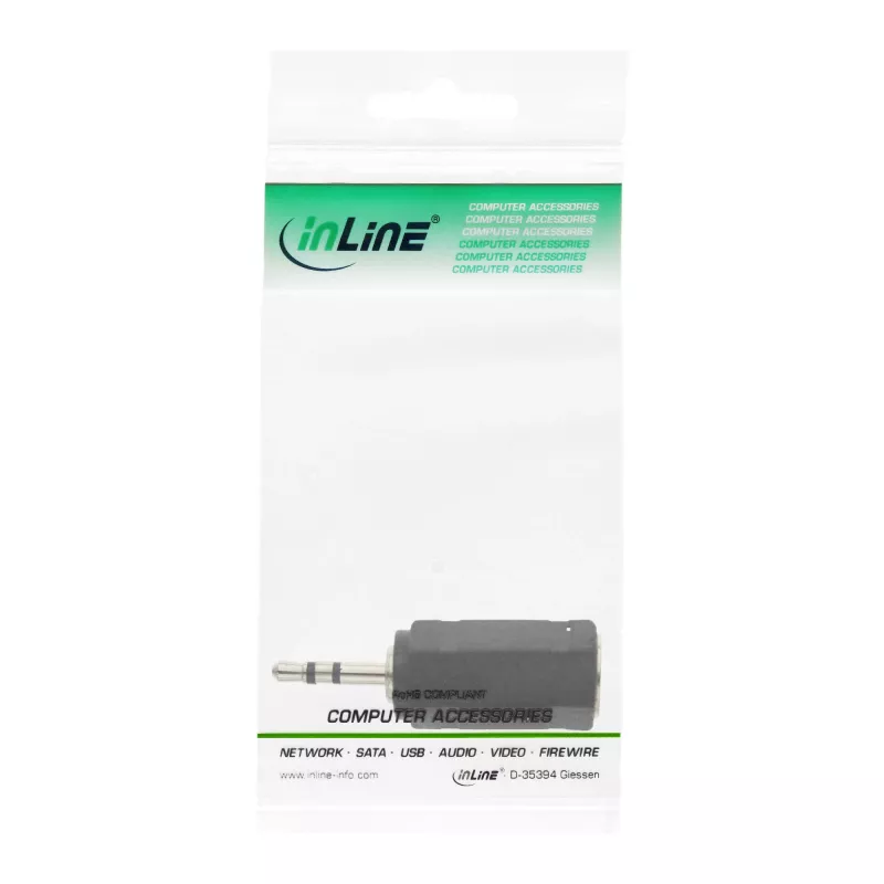 InLine garso adapteris 2,5mm kištukas / 3,5mm lizdas stereo 99308