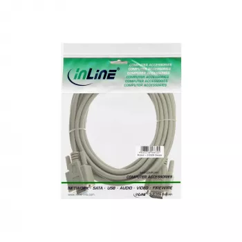 InLine VGA laidas 15 HD vyriškas / moteriškas smėlio spalvos 5 m