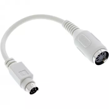 InLine adapteris klaviatūrai 5 kontaktų DIN lizdas / PS/2 kištukas ~10 cm
