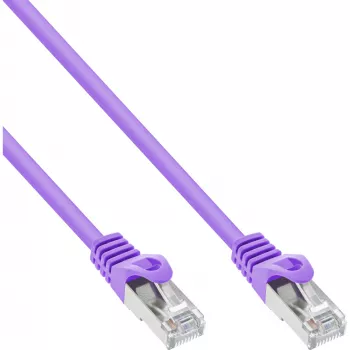 InLine Patch Laidas SF/UTP Cat.5e violetinis 10m