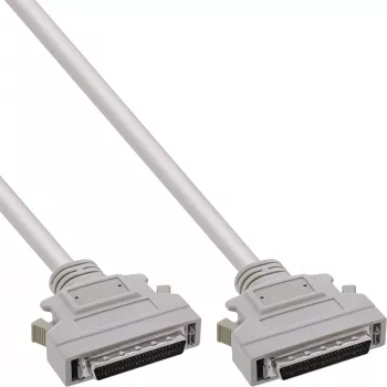 InLine SCSI II kabelis 50 kontaktų Mini D-sub vyriškas / vyriškas 1 m smėlio spalvos