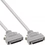 InLine SCSI II kabelis 50 kontaktų Mini D-sub vyriškas / vyriškas 1 m smėlio spalvos