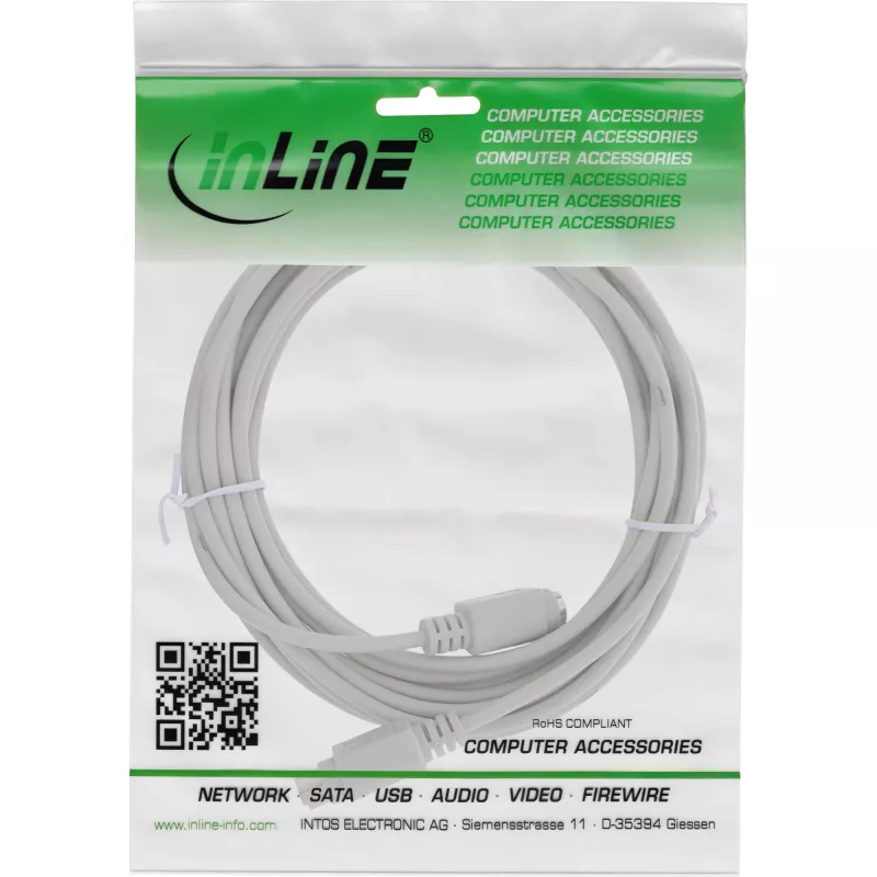 InLine PS/2 ilginimo laidas (kištukas / lizdas) 5m