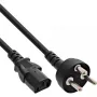 InLine maitinimo laidas Danijos Type K kištukas / 3 kontaktų IEC C13, 1,8 m