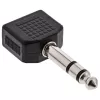 InLine garso adapteris 6,3 mm stereo kištukas / 2x 3,5 mm stereo lizdai