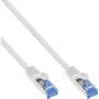 InLine Patch laidas, Cat.6A, S/FTP, TPE lankstus, baltas, 30 m