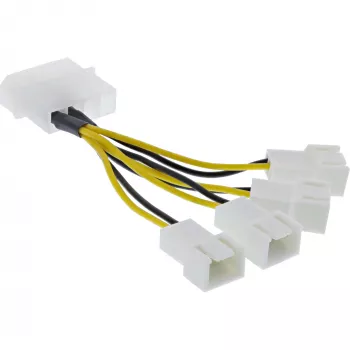 Maitinimo adapterio kabelis Molex InLine 33341A 0,05 m 4x ventiliatoriaus jungtis