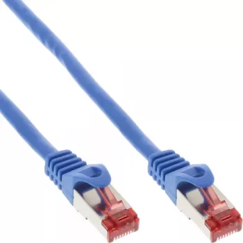 InLine Patch Cable S/FTP PiMF Cat.6 250MHz PVC CCA mėlyna 0,25 m