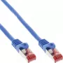 InLine Patch Cable S/FTP PiMF Cat.6 250MHz PVC CCA mėlyna 0,25 m
