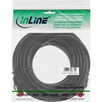 InLine Patch Laidas S/FTP PiMF Cat.6 250MHz PVC CCA juodas 5m