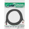 InLine Patch Laidas S/FTP PiMF Cat.6 250MHz PVC CCA juodas 3m