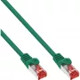 InLine Patch Laidas S/FTP PiMF Cat.6 250MHz PVC CCA žalias 1m