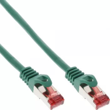 InLine Patch Laidas S/FTP PiMF Cat.6 250MHz PVC CCA žalias 3m
