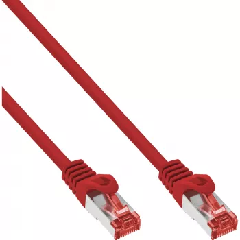 InLine Patch kabelis S/FTP PiMF Cat.6 250MHz PVC CCA raudonas 5m