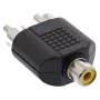 Garso adapteris RCA moteriška / 2x RCA vyriški InLine 99311