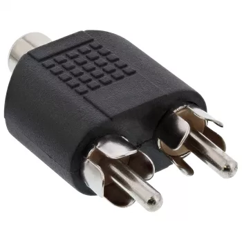 Garso adapteris RCA moteriška / 2x RCA vyriški InLine 99311