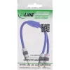 InLine garso adapterio laidas Premium 2x RCA moteriška / 3,5 mm vyriška, auksuotas, 0,25 m