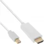InLine Mini DisplayPort į HDMI 4K2K keitiklio laidas su garsu 1 m