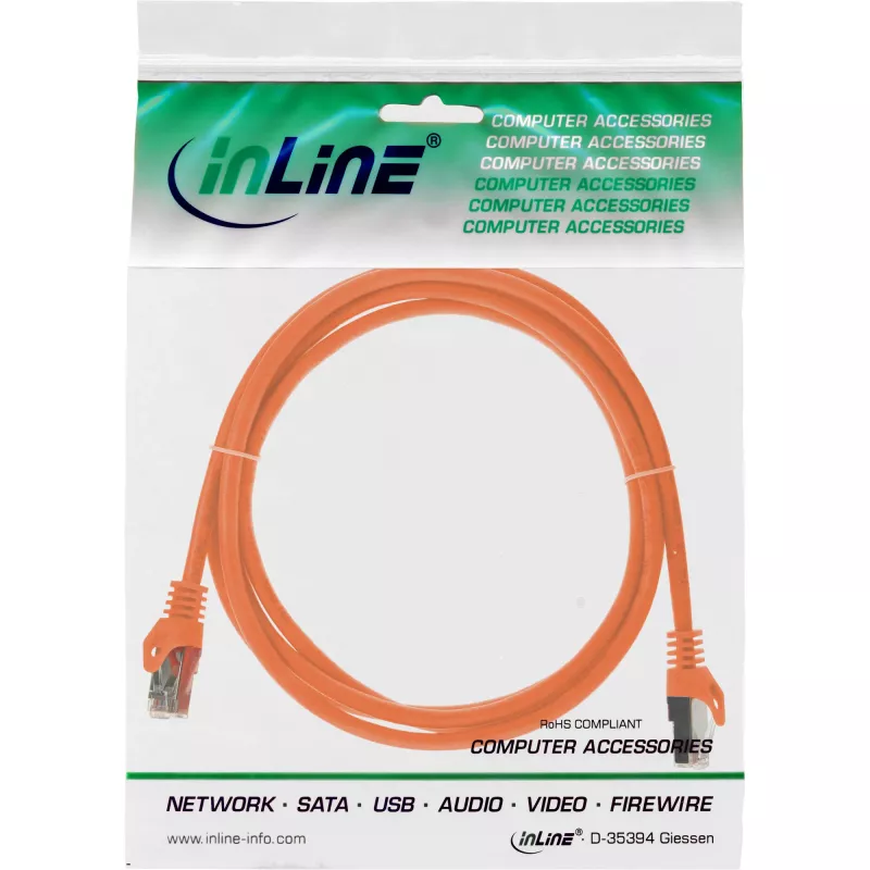 InLine 72503O Cat.5e SF/UTP oranžinis tinklo kabelis 3 m