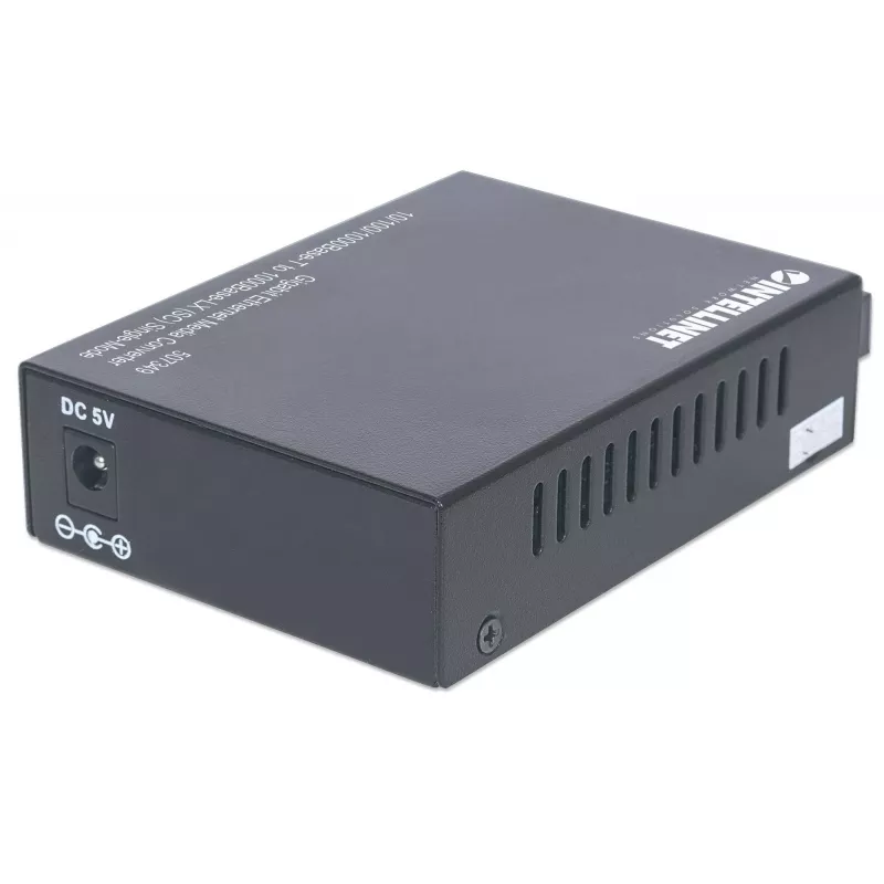 Intellinet Gigabit Ethernet vienmodis medijos keitiklis, 10/100/1000Base-T į 1000Base-Lx (SC) vienmodis, 20 km